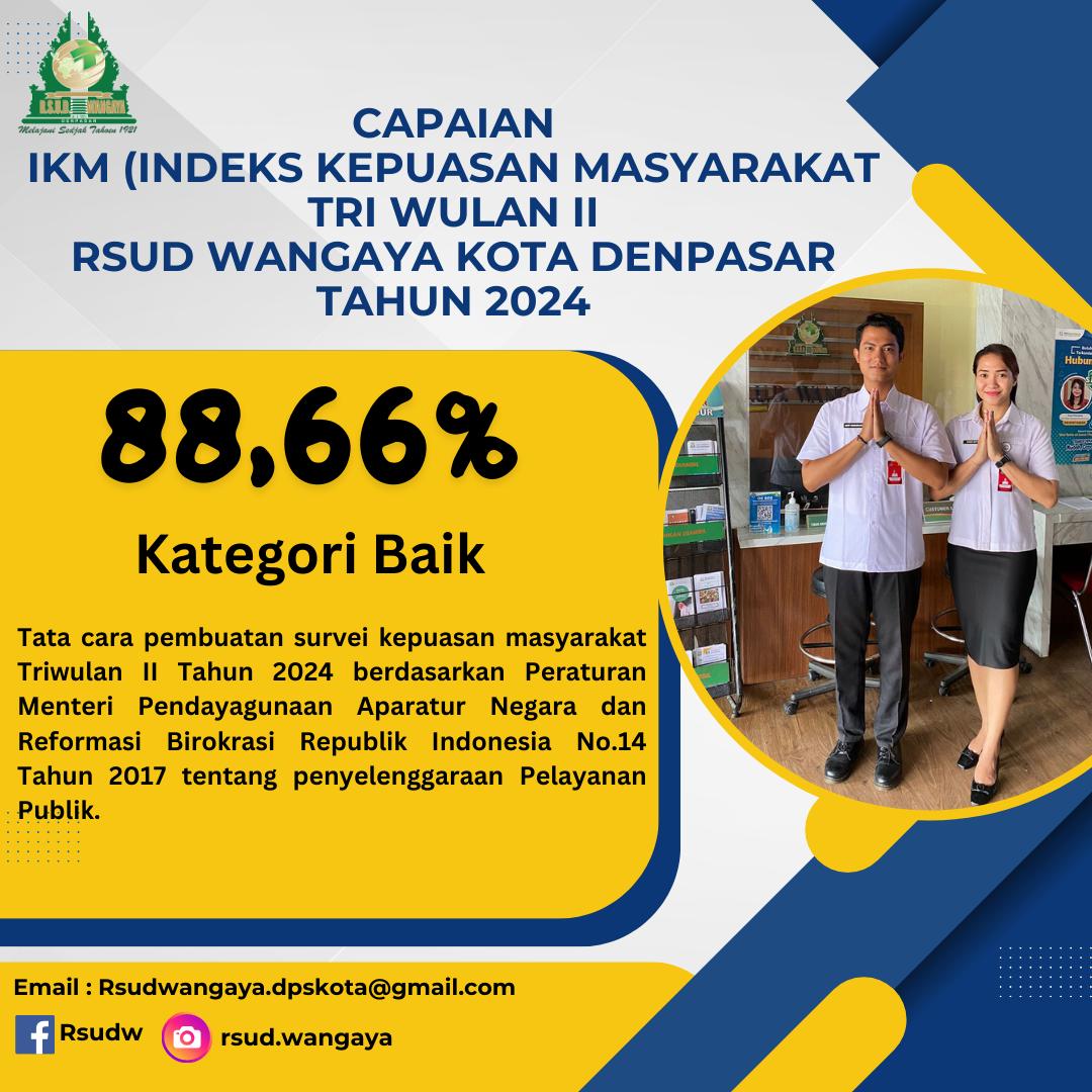 Hasil Survey Kepuasan Masyarakat TW II 2024 